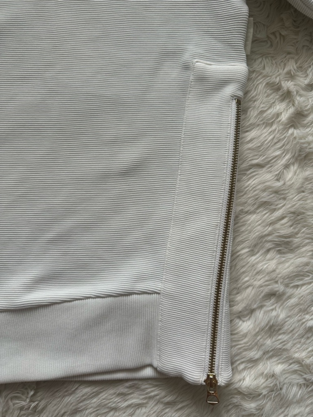Varley Sweater Mae Boyfriend Sweat Pullover Oversized Longline Side Zip Sz 1X - Picture 8 of 15